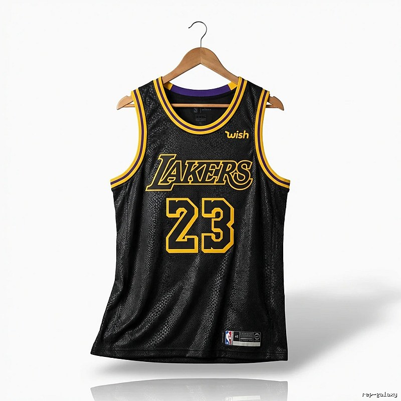 LBJ Lakers retro black jersey