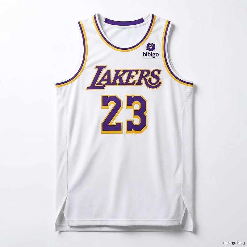 LBJ Lakers retro-style jersey