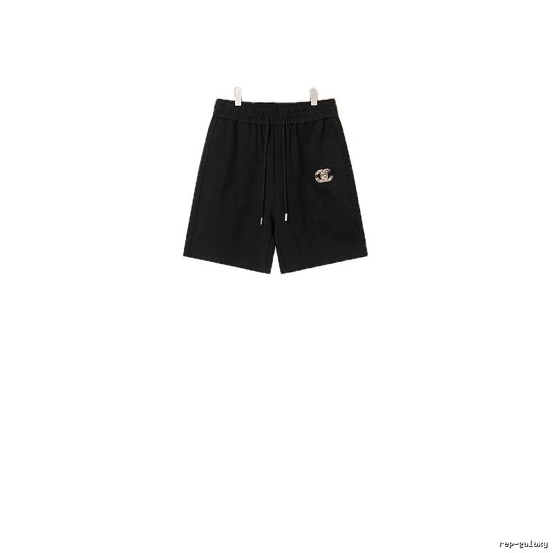 LV casual style black shorts
