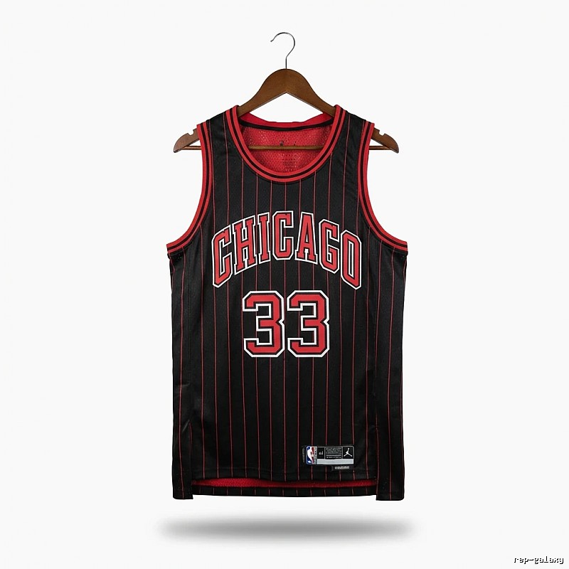 Michael Jordan retro black and red jersey