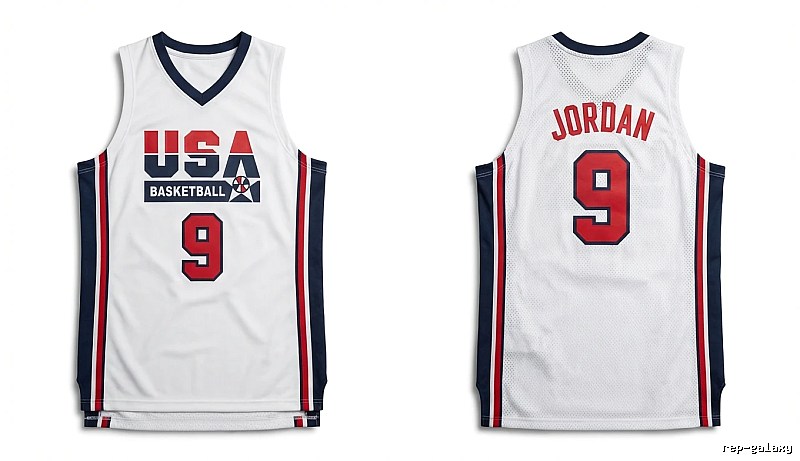 Michael Jordan retro-style white jersey