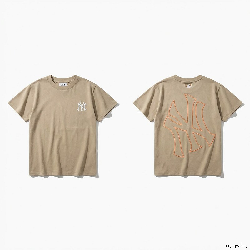 MLB retro style khaki T-shirt
