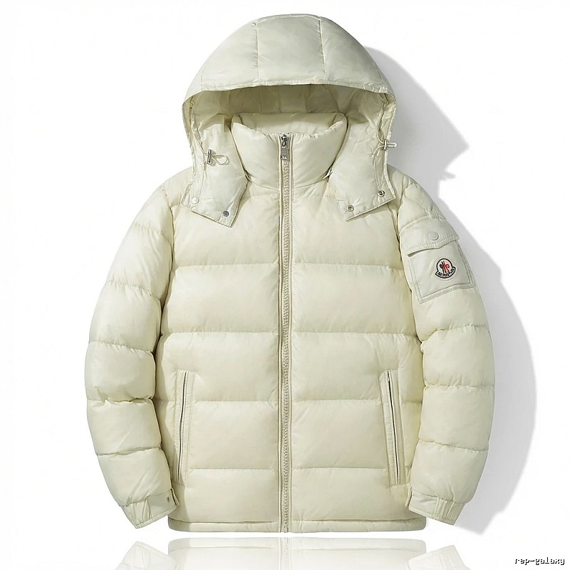 Moncler classic beige down jacket