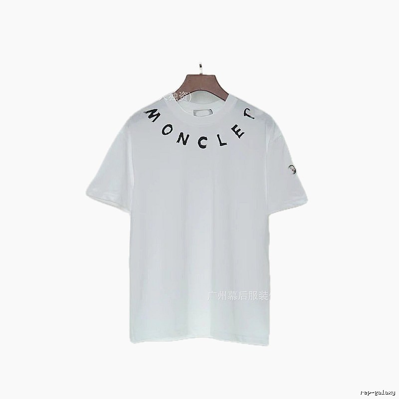 Moncler Graffiti Casual Style White Short-sleeve T-shirt
