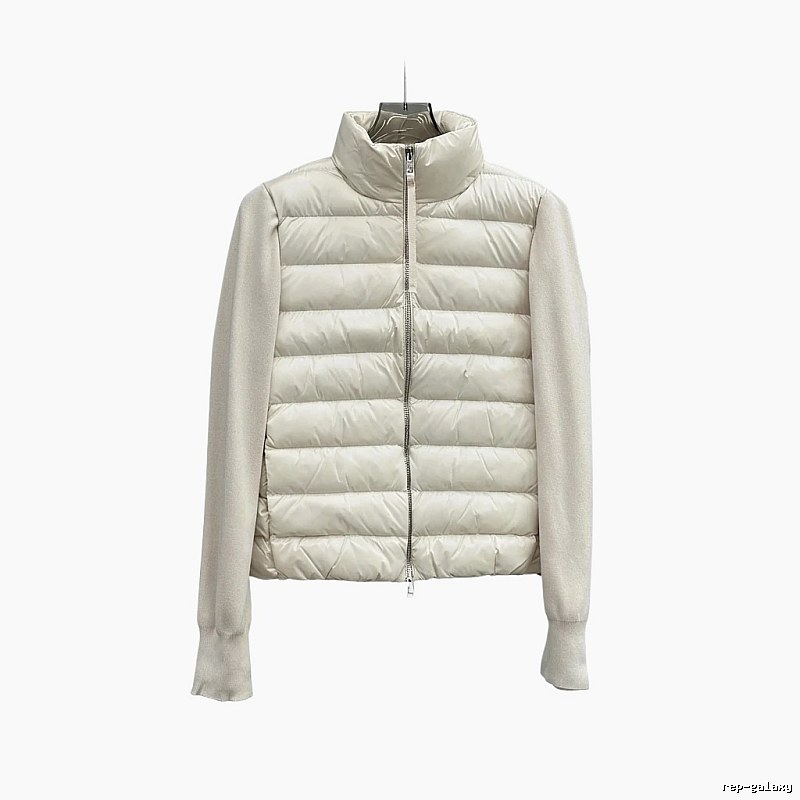Moncler patchwork trendy down jacket