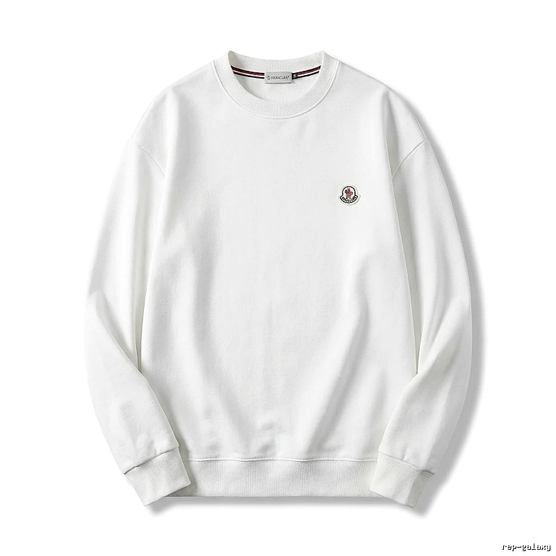 Moncler simple white sweatshirt