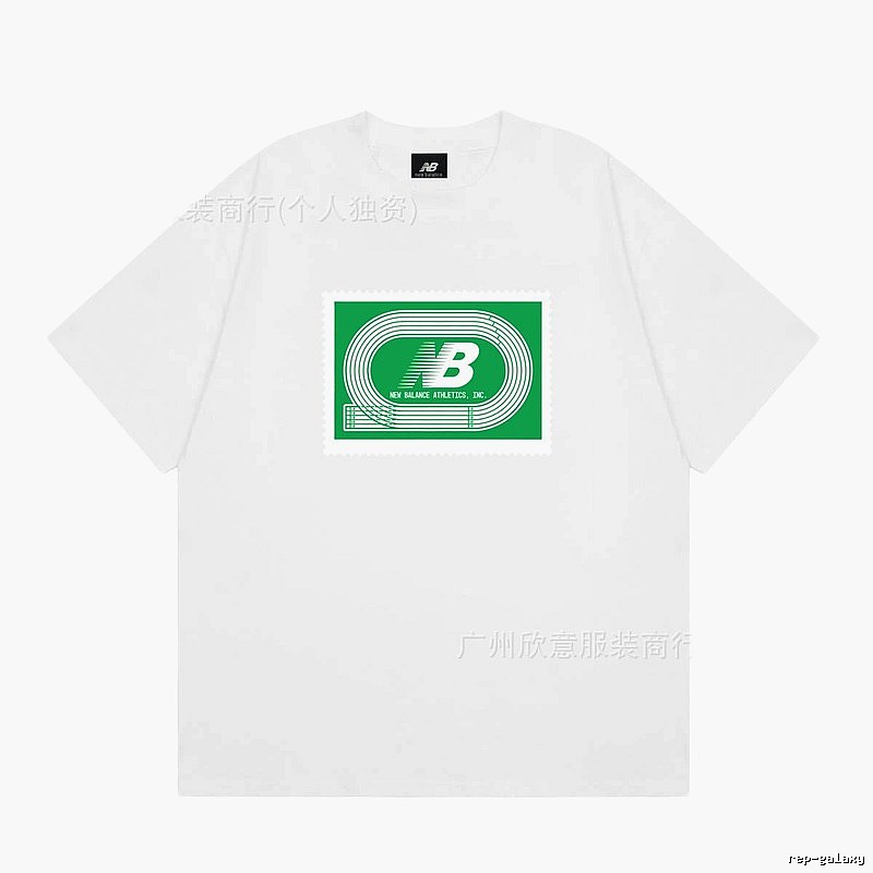 New Balance Printed Casual Style White T-Shirt