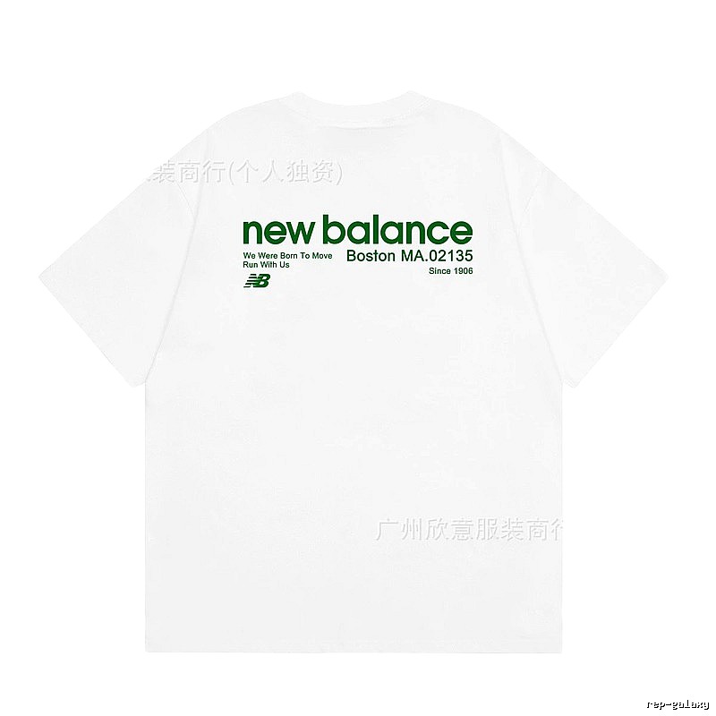 New Balance Vintage Casual Printed White T-Shirt