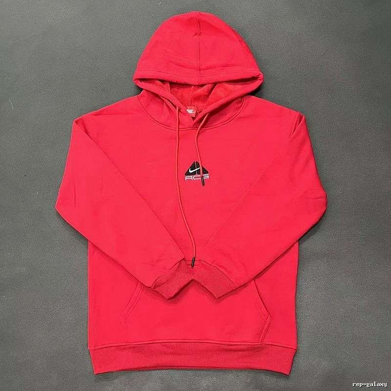 Nike Red Zip Hoodie Training Look Swoosh