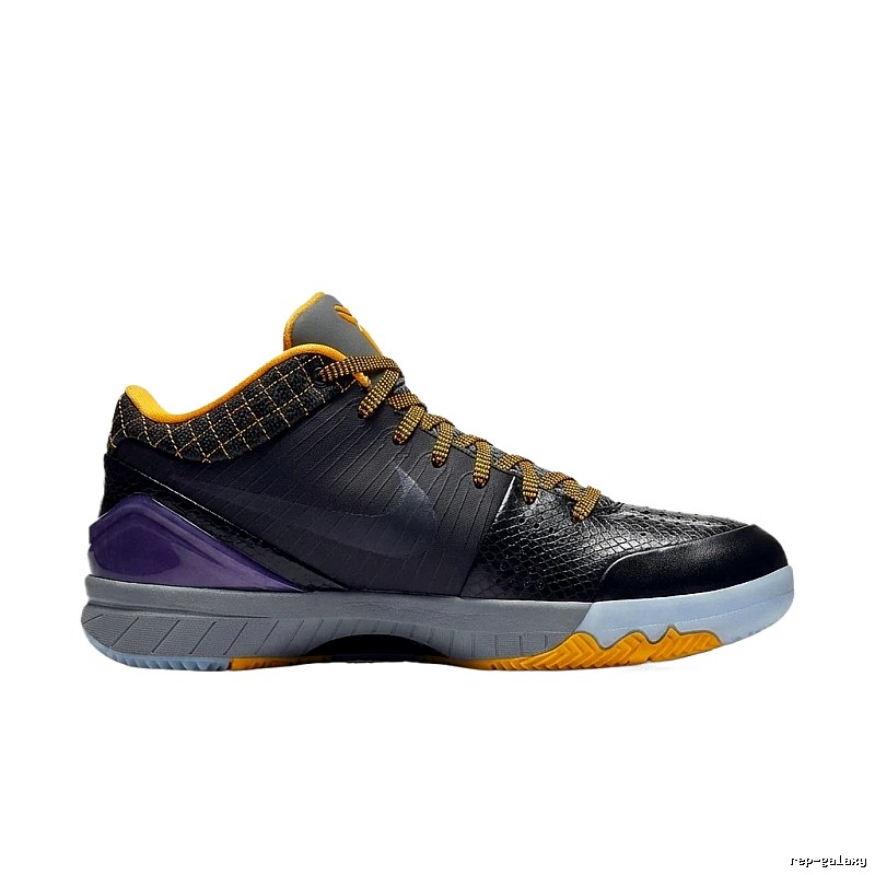 Nike retro black-purple sports shoes