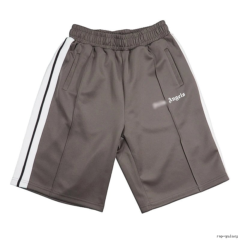 Palm Angels Compact Track shorts Black Side Stripe for Smart Casual Looks