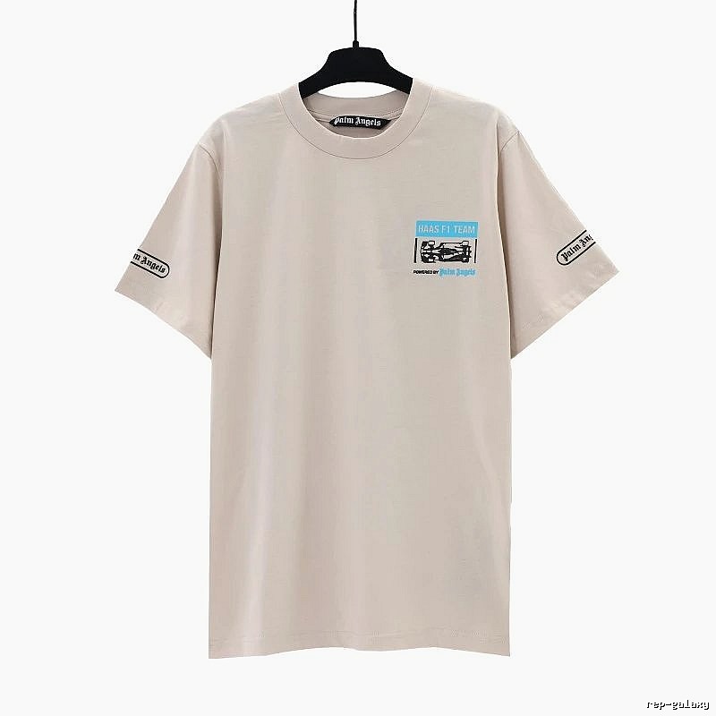 Palm Angels Daily Logo T-shirt White Palm Tree for City Outfits