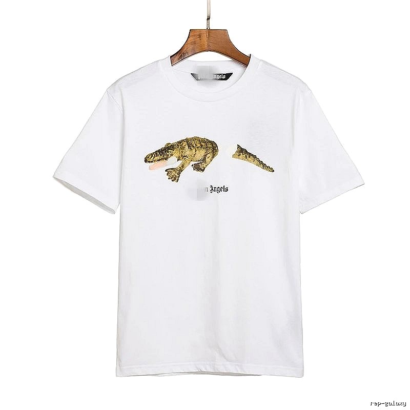 Palm Angels Streetwear Bear graphic T-shirt White Colorful Bear with Practical Shape