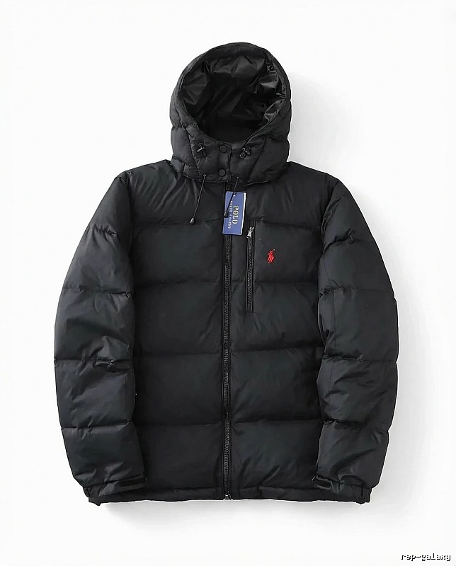 Ralph Lauren Polo Black Trendy Brand Down Jacket