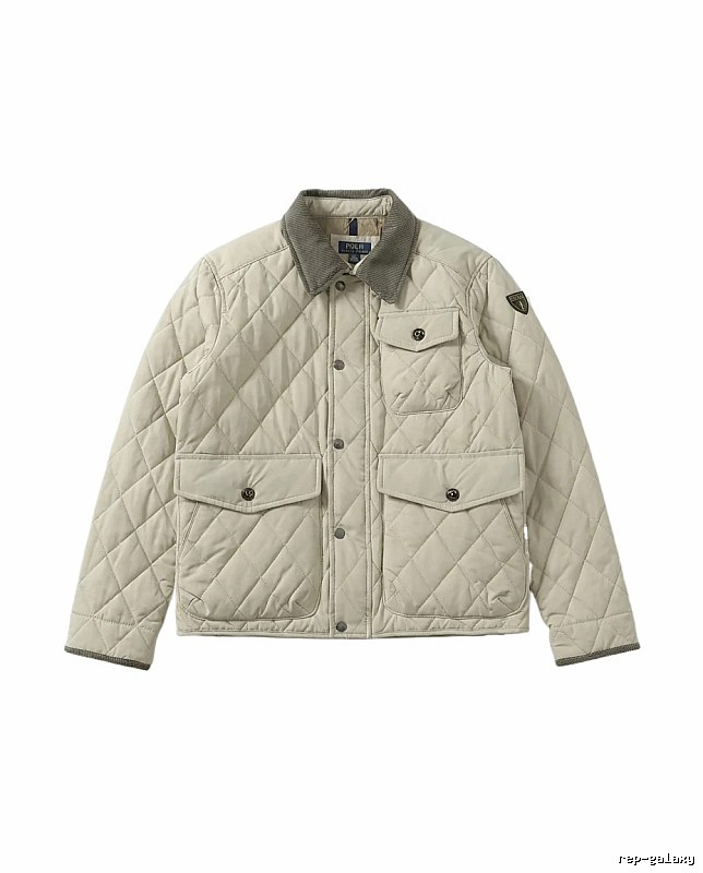 Ralph Lauren quilted retro-style cotton jacket