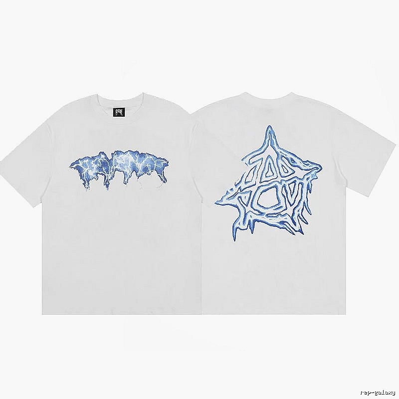 Revenge White Skull Graphic T-Shirt Downtown Style