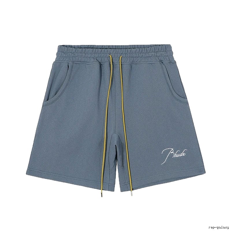 RHUDE casual style gray shorts