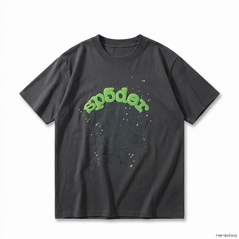 Sp5der Dark Style Black T-shirt