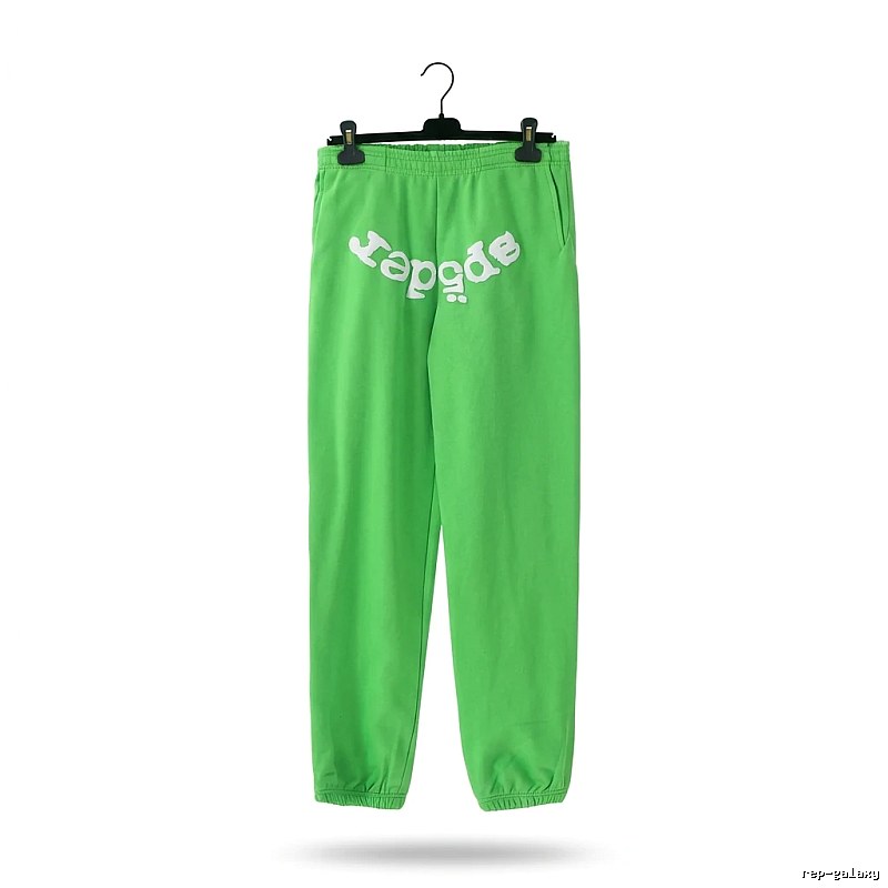 Sp5der Fluorescent Green Trendy Pants