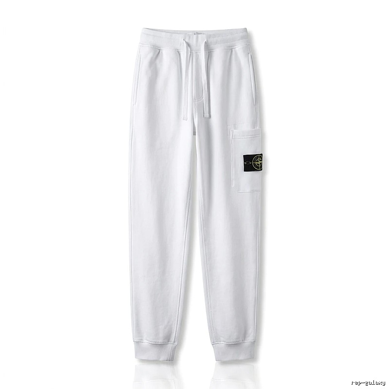 Stone Island basic casual white sweatpants