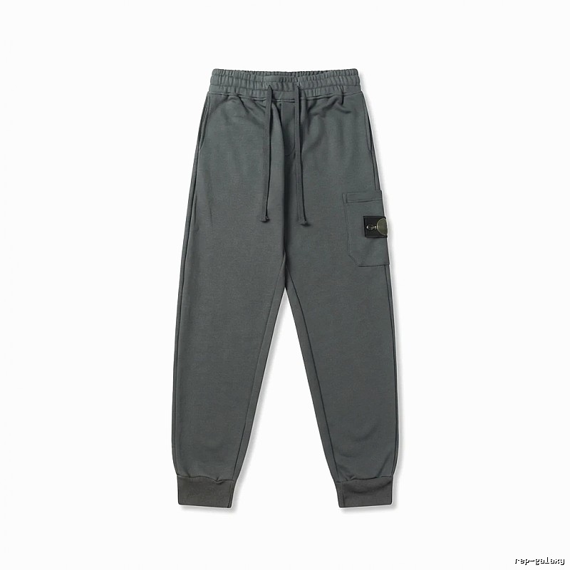 Stone Island workwear style dark grey sweatpants