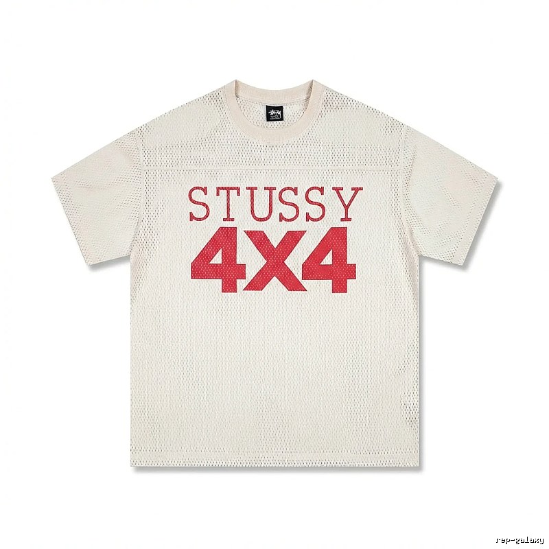 Stussy 4X4 Retro Style White T-shirt