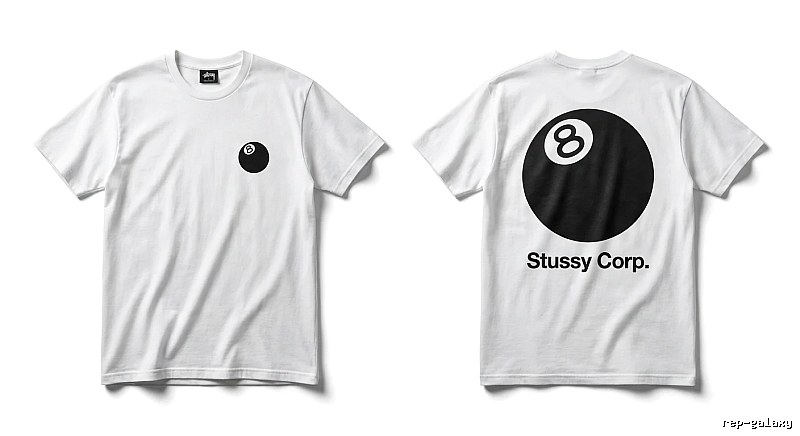 Stussy Billiards Series White T-shirt