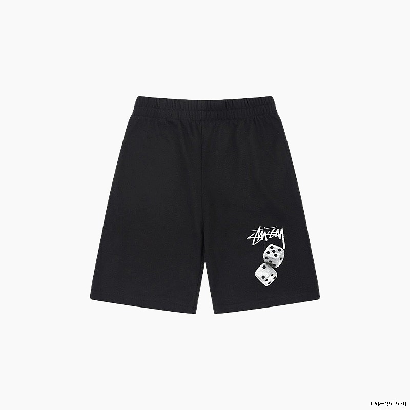 Stussy dice print style shorts