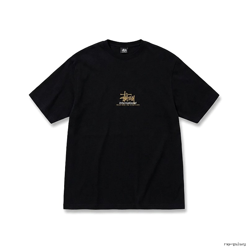 Stussy International Style Black T-shirt