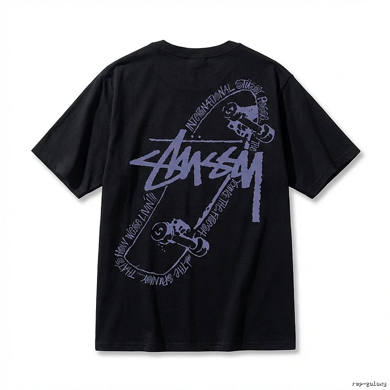 Stussy Skateboarding Series Black T-shirt