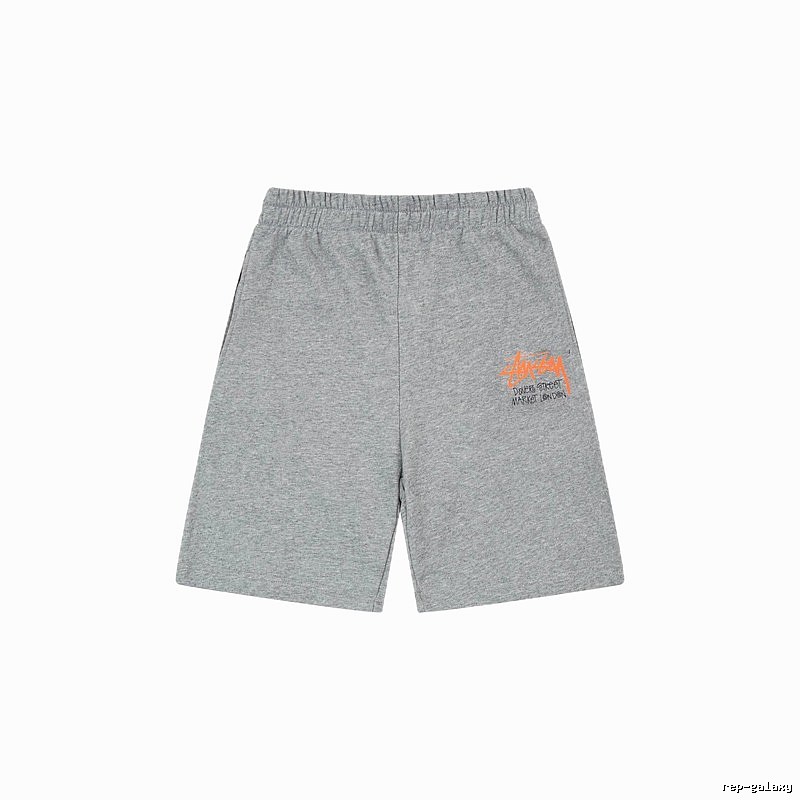Stussy street-style grey shorts