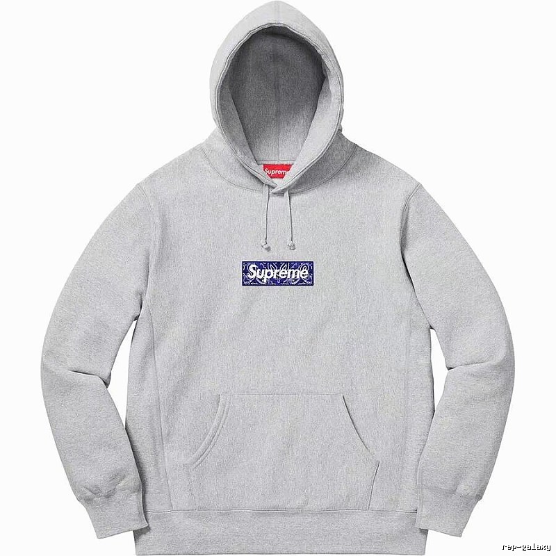 Supreme Daily Logo hoodie Gray Red Oversized for City Outfits
