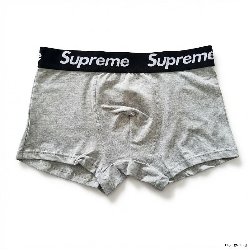 Supreme minimalist light gray underwear