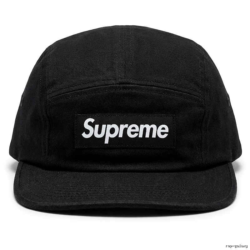Supreme minimalist style black hat