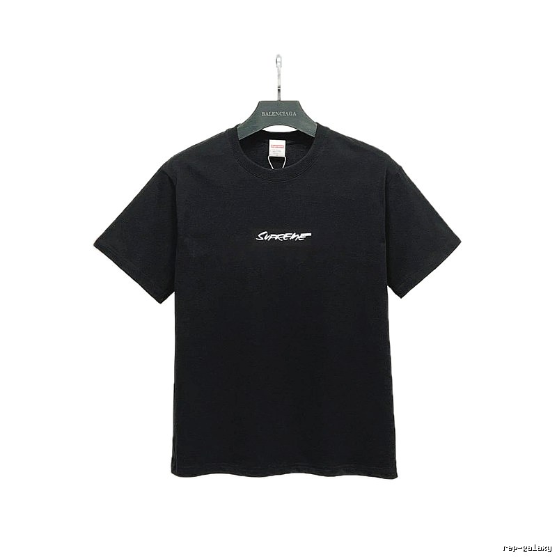 Supreme Printed Street-style Black T-Shirt
