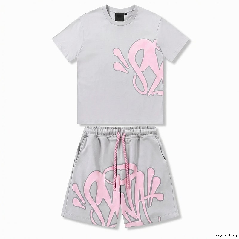 SynaWorld Graffiti Style Gray-Pink Set