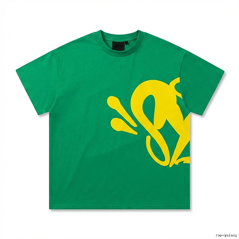 SynaWorld Graffiti-style Green T-shirt