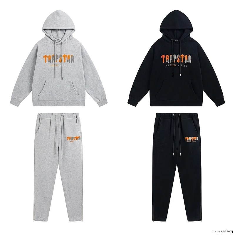 Trapstar Printed Streetwear Set (Grey/Black)